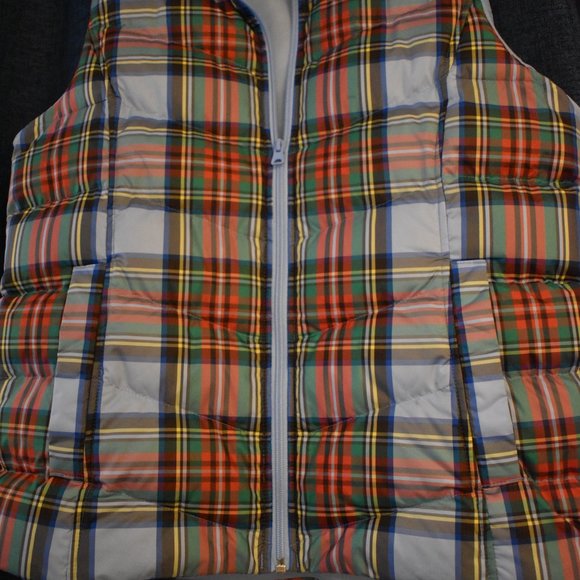 Land's End Plaid Vest, Size M (10 - 12) - Picture 12 of 13